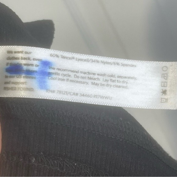 Eileen Fisher Tencel Black Corduroy Pull on Pants Size PS - Picture 5 of 6